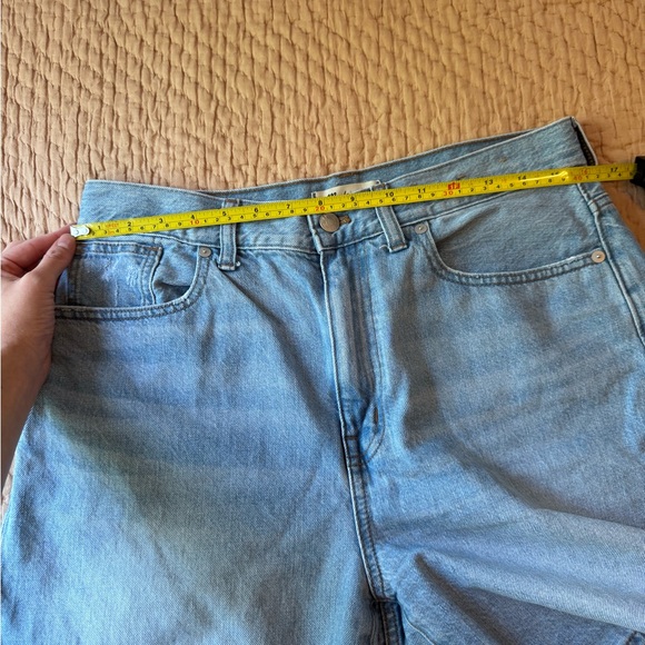 Madewell Light Blue Baggy Jean Shorts, Size 29, Excellent Used Condition! 6 inch - Picture 9 of 10